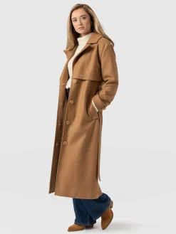 Saint and Sofia Odette Coat - Camel