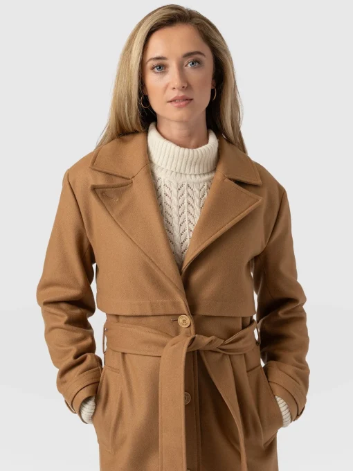 Saint and Sofia Odette Coat - Camel