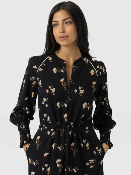 Saint and Sofia Olivia Zip Up Dress - Lily Gardens