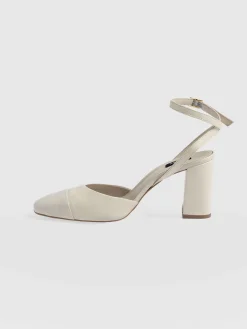 Saint and Sofia Rayner Cap Toe Heel - Cream