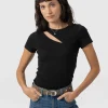 Saint and Sofia Reveal Tee - Black