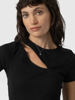 Saint and Sofia Reveal Tee - Black