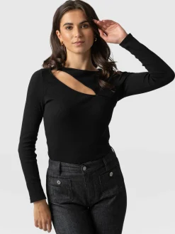 Saint and Sofia Reveal Tee Long Sleeve - Black
