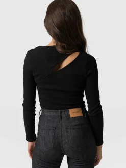 Saint and Sofia Reveal Tee Long Sleeve - Black