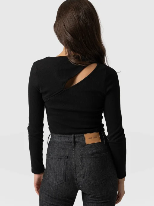 Saint and Sofia Reveal Tee Long Sleeve - Black