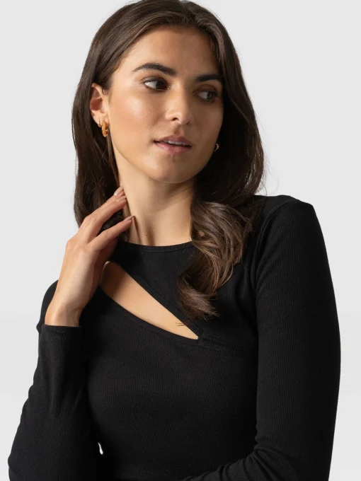 Saint and Sofia Reveal Tee Long Sleeve - Black