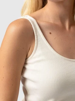 Saint and Sofia Rib Cami - Cream