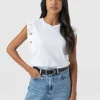 Saint and Sofia Rowan Tee - White