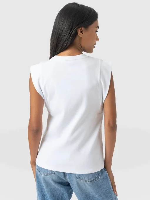 Saint and Sofia Rowan Tee - White