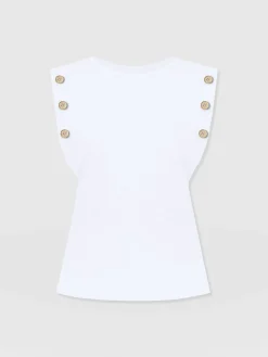 Saint and Sofia Rowan Tee - White