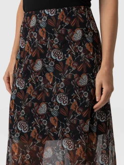 Saint and Sofia Runway Mesh Skirt - 70's Paisley