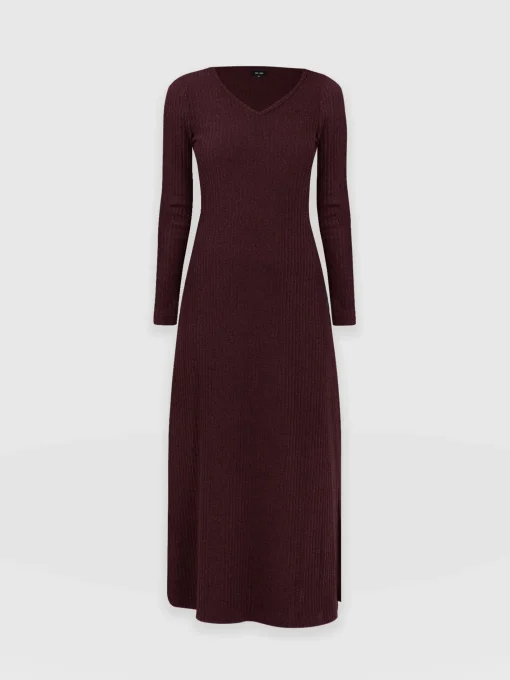 Saint and Sofia Sienna Dress - Burgundy