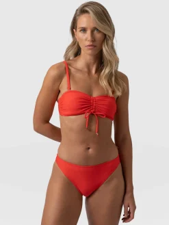 Saint and Sofia Skye Hipster Bikini Bottom - Red
