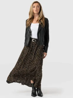 Saint and Sofia Sutton Skirt - Ditsy Leopard